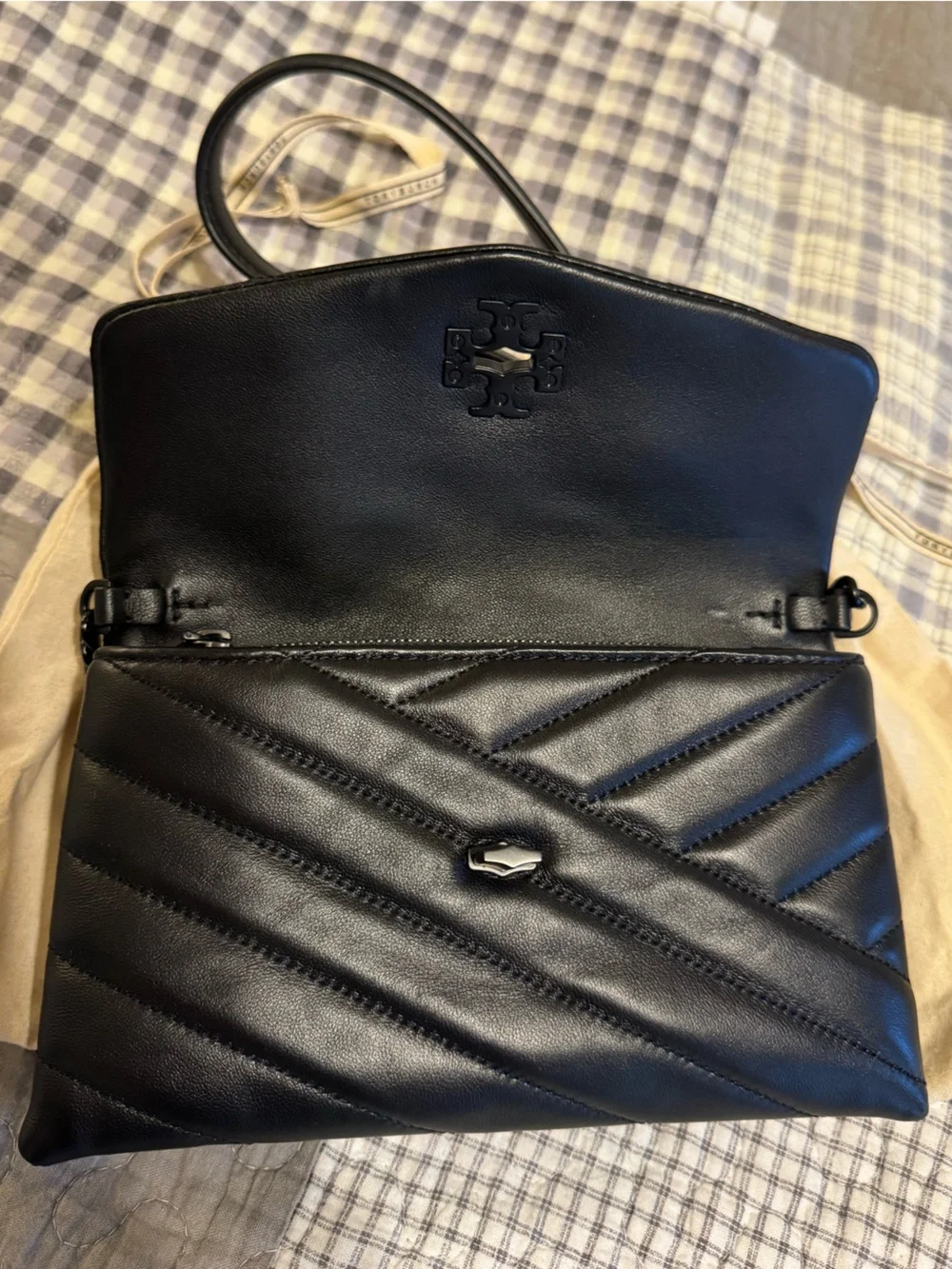 Tory Burch Kira Chevron Chain Wallet